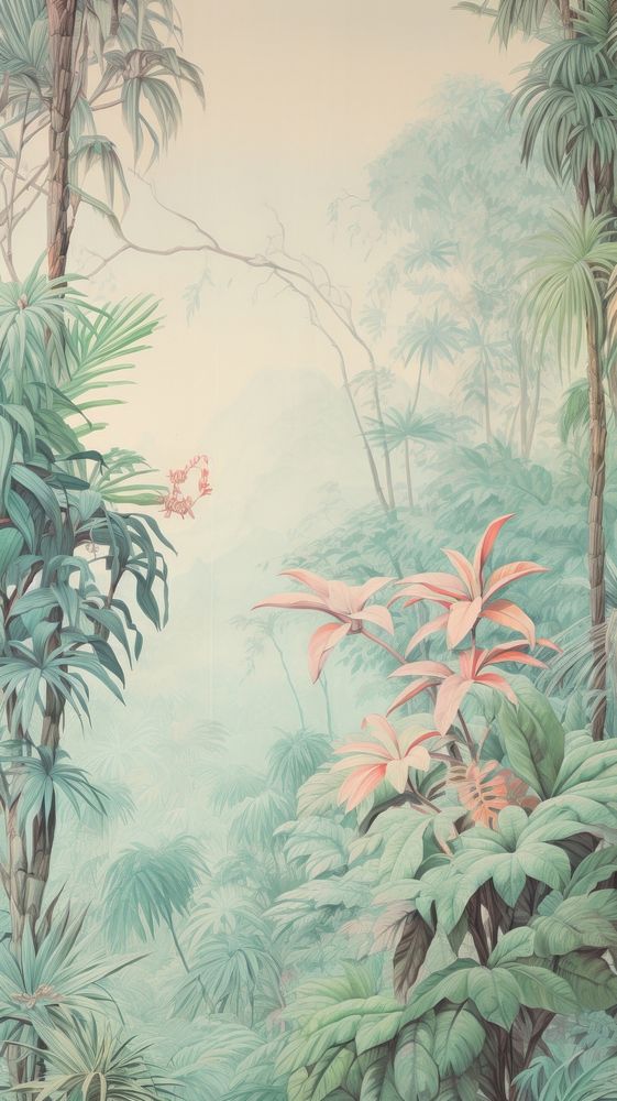 Wallpaper forest backgrounds vegetation outdoors.