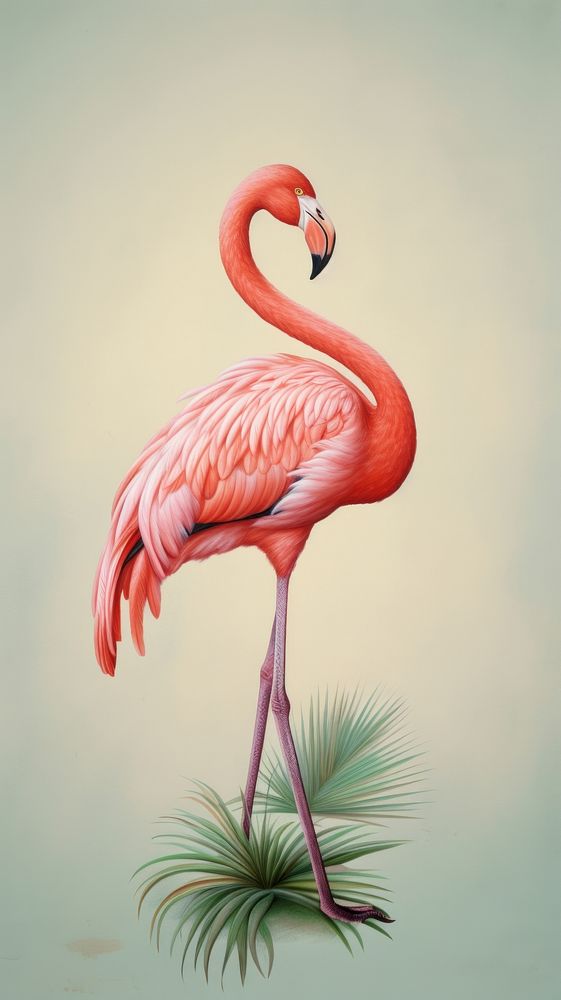 Wallpaper flamingo animal bird wing.
