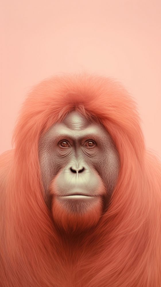 Wallpaper Orangutan orangutan wildlife monkey.