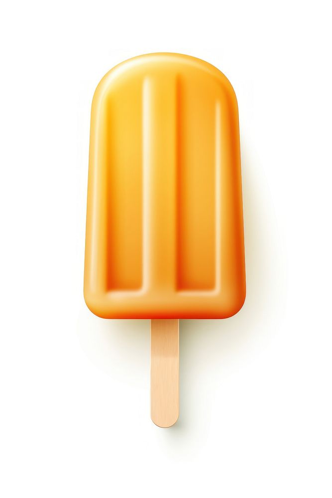 A ice cream pop dessert food white background. AI generated Image by rawpixel.