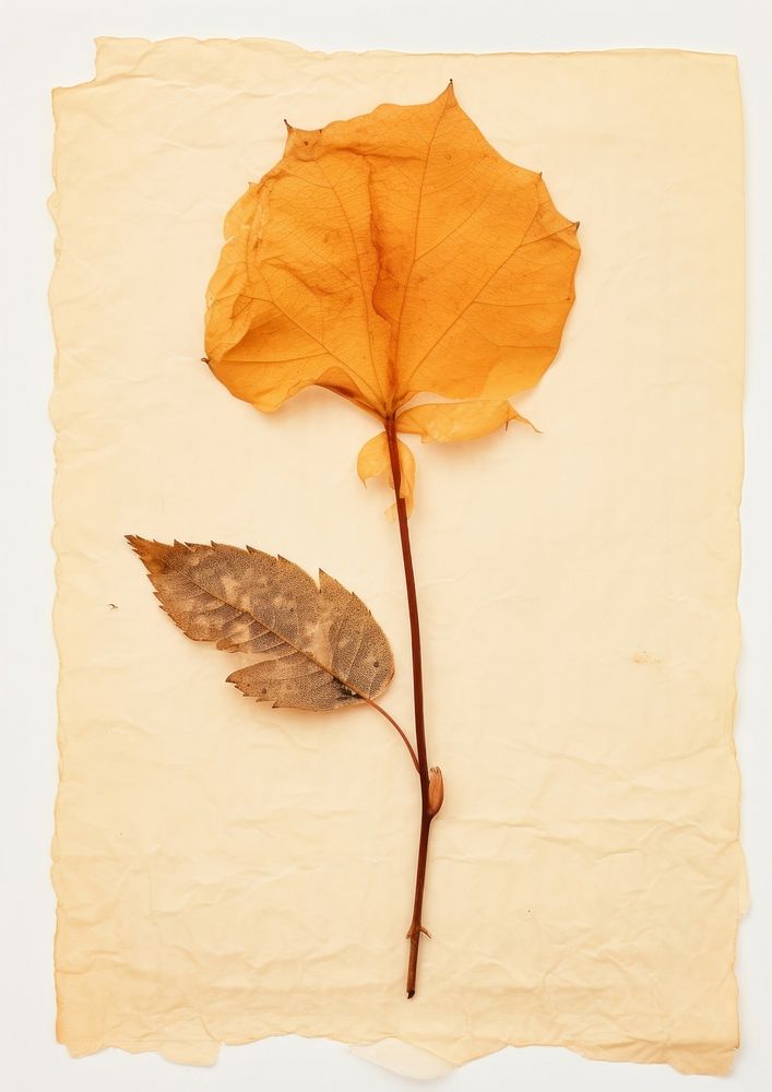 Leaf textured plant paper.