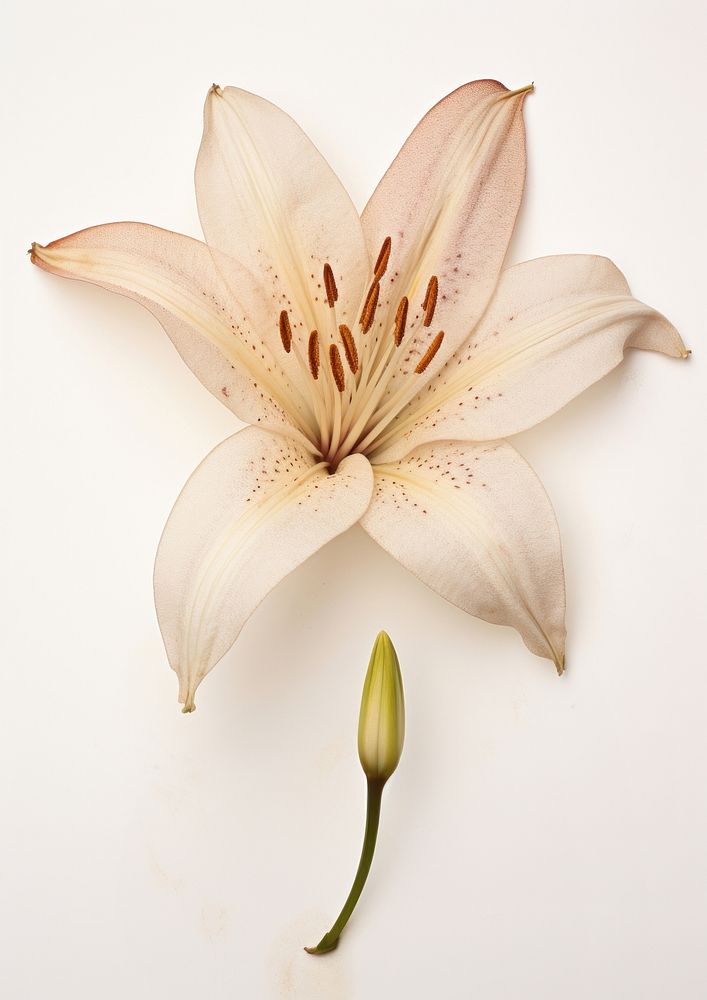 Flower lily plant inflorescence.