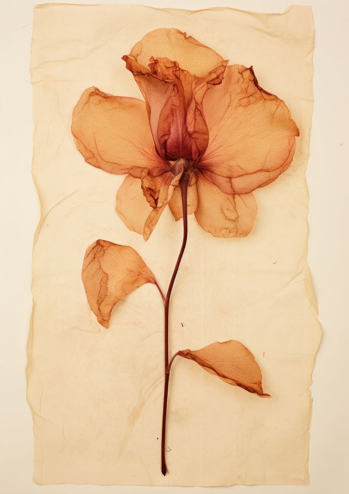 Flower petal plant paper.
