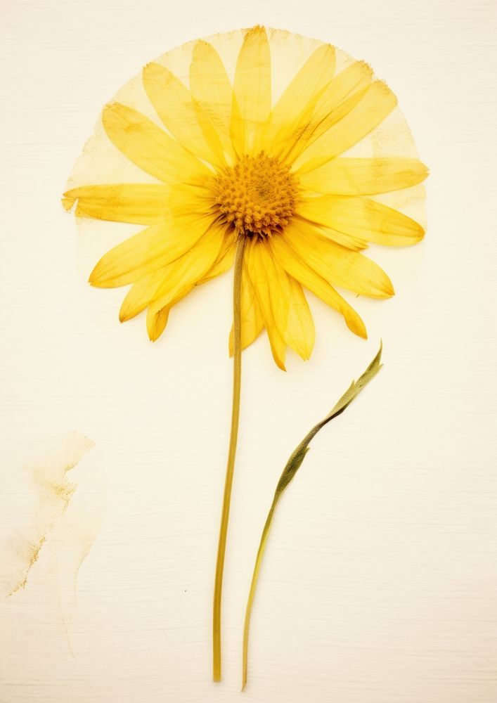 Flower sunflower yellow petal.