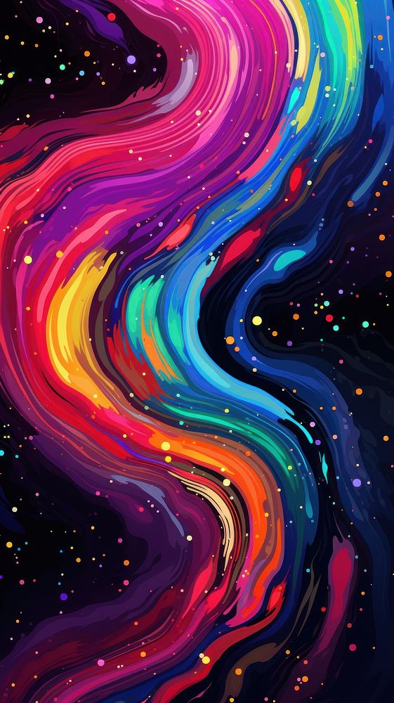 Galaxy abstract graphics pattern.
