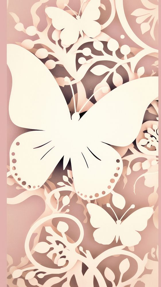 Butterfly wallpaper pattern art. AI generated Image by rawpixel.