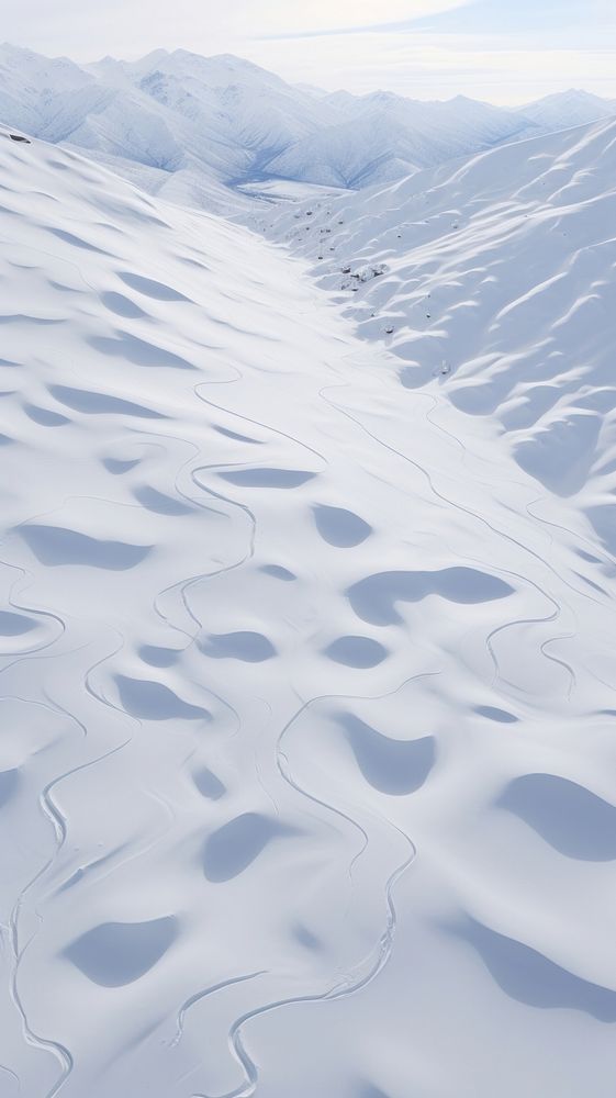  Nature snow mountain outdoors. AI generated Image by rawpixel.