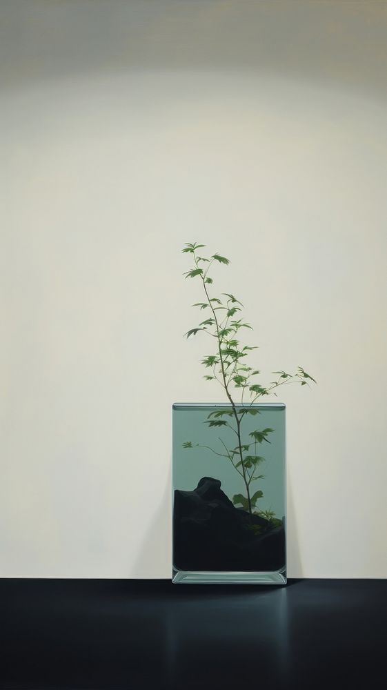  Aquarium plant tree houseplant. AI generated Image by rawpixel.