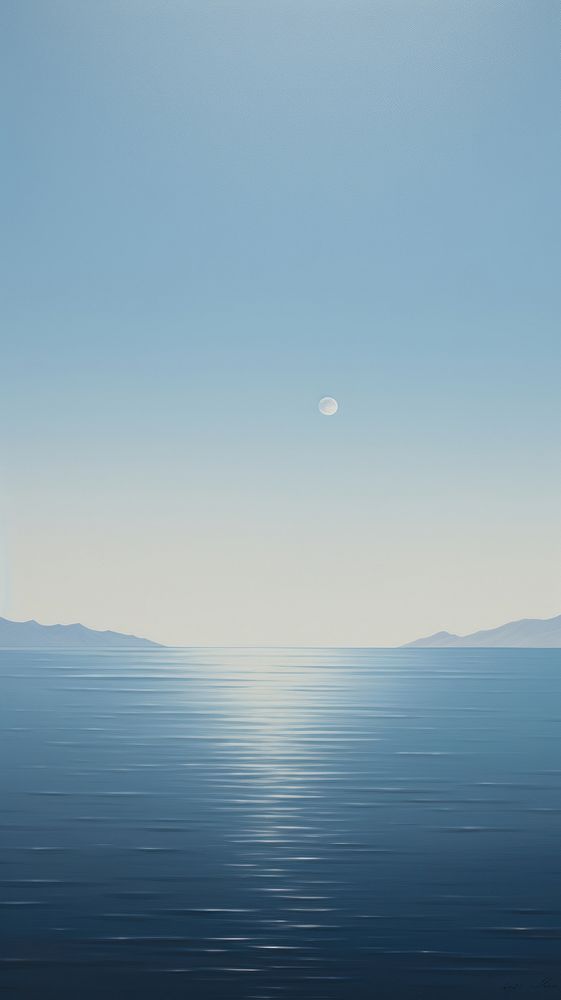  Lake outdoors horizon nature. AI generated Image by rawpixel.