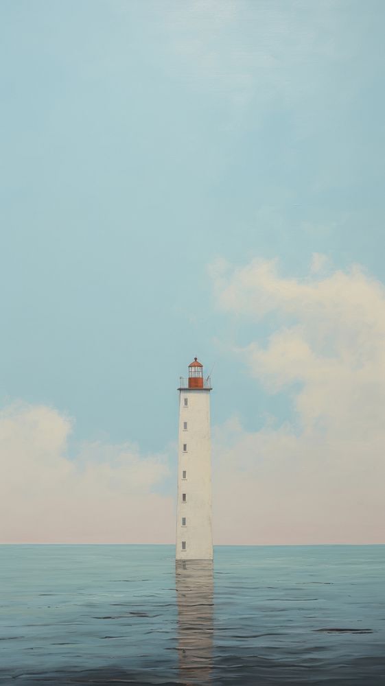  Light House architecture lighthouse outdoors. AI generated Image by rawpixel.