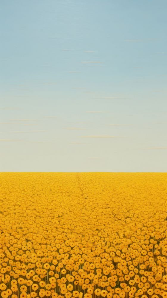  Sunflower field sunflower outdoors horizon. AI generated Image by rawpixel.