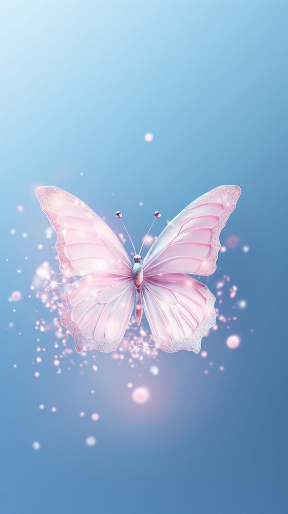 Minimal butterfly dreamy wallpaper outdoors animal insect.