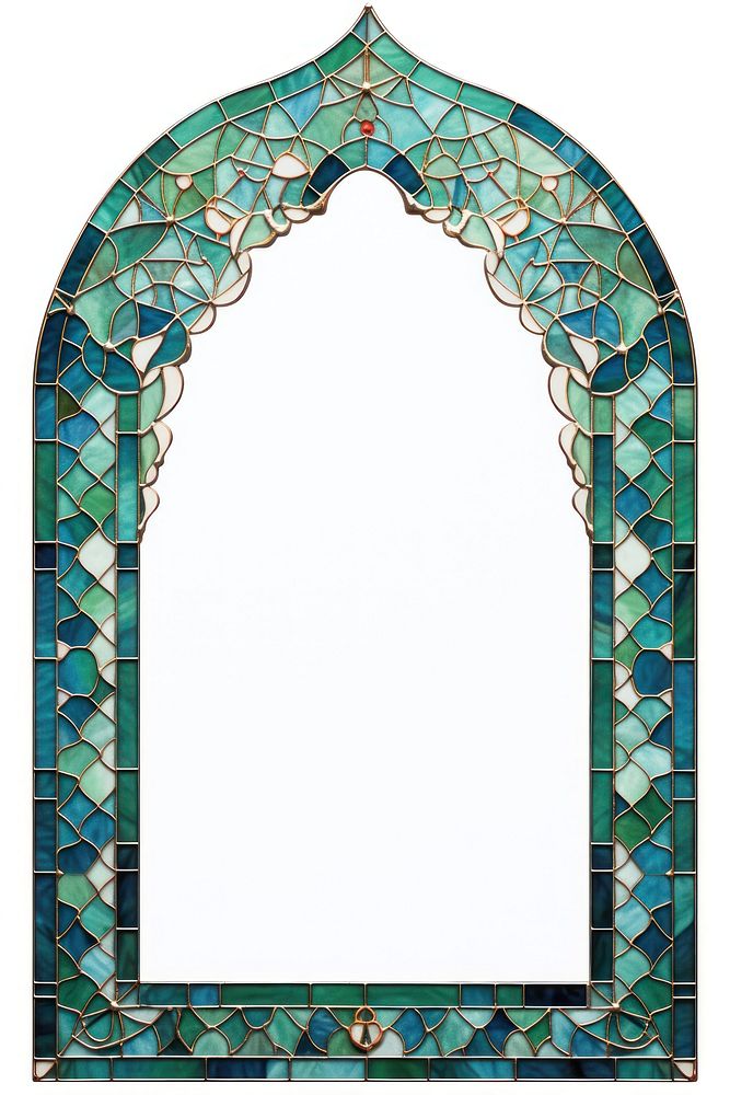 Arch art Christmas architecture mosaic glass.