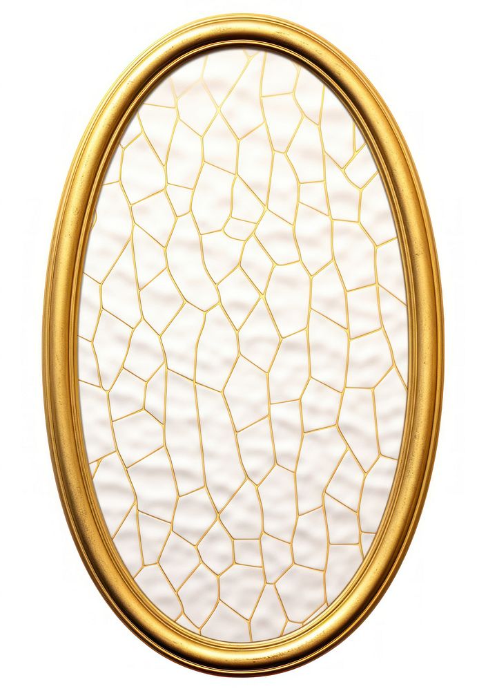 Oval jewelry locket glass.