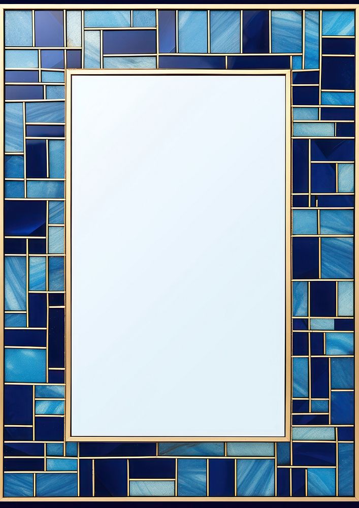 Rectangle frame backgrounds mosaic glass.