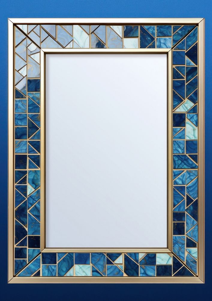 Rectangle frame backgrounds mosaic glass.