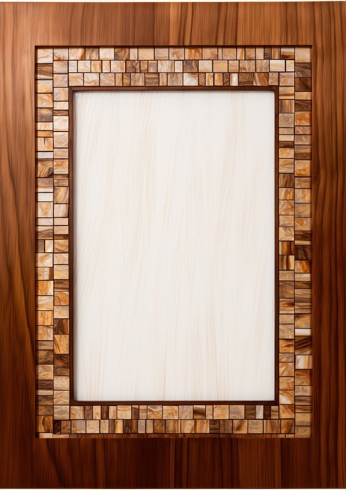 Rectangle backgrounds frame brown.