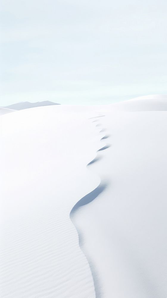 Pattern nature snow tranquility. AI generated Image by rawpixel.
