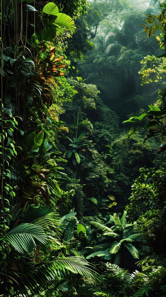  Nature forest vegetation outdoors. AI generated Image by rawpixel.