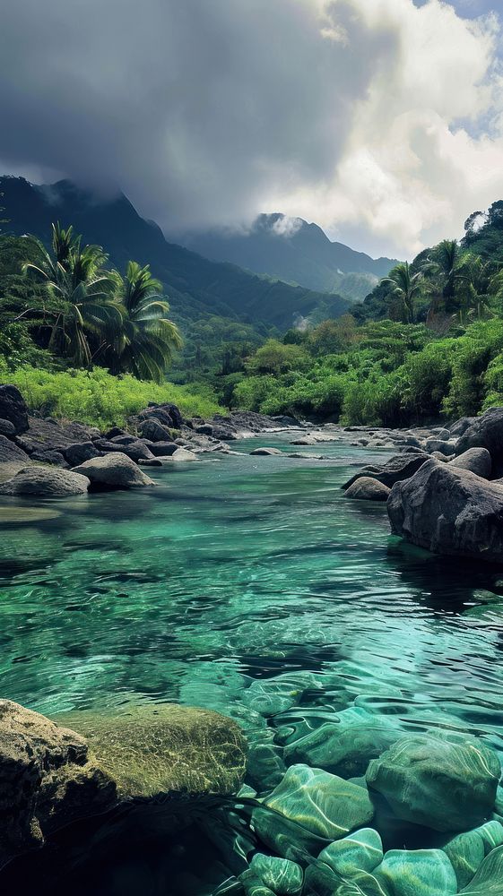  Nature wilderness landscape mountain. 