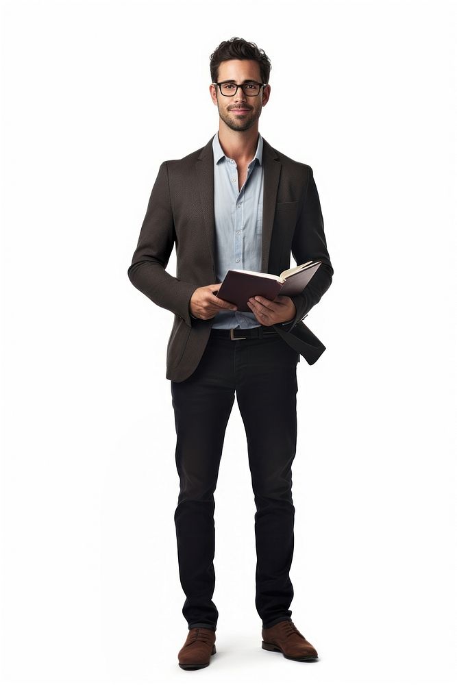 A teacher standing holding blazer. AI generated Image by rawpixel.