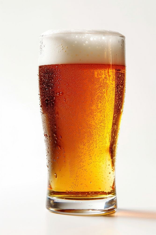 A beer pint drink lager glass.