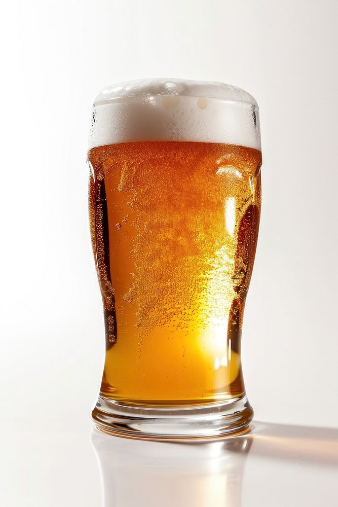 A beer pint drink lager glass.