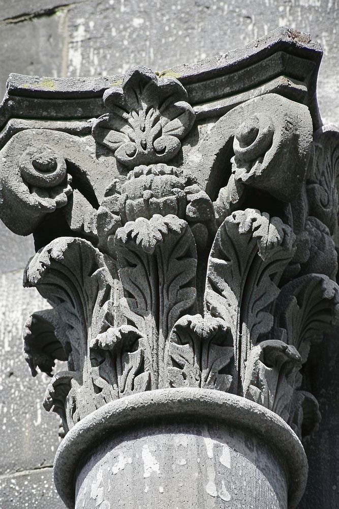 Random gothic pillar architecture column representation.