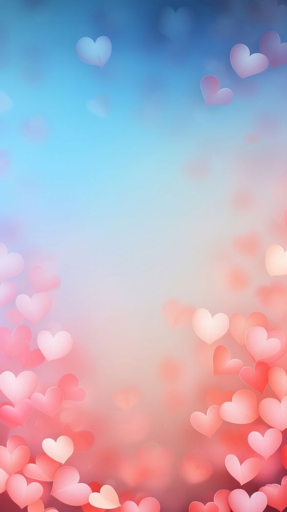 Hearts backgrounds abstract outdoors. AI generated Image by rawpixel.