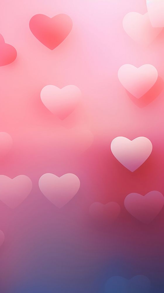 Hearts backgrounds abstract petal. AI generated Image by rawpixel.