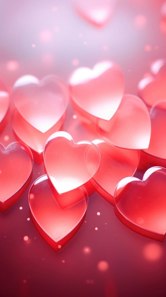 Backgrounds abstract heart petal. AI generated Image by rawpixel.