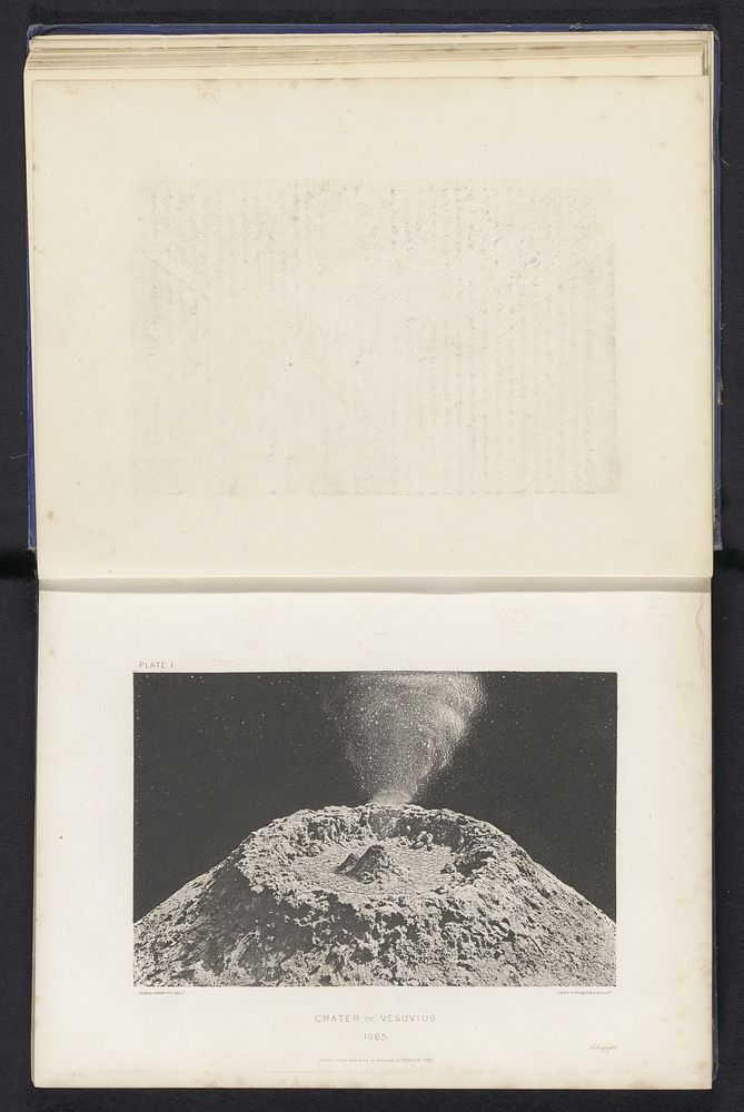 Crater of Vesuvius. 1865. (1873) by J H  and F C McQueen, James Nasmyth, James Nasmyth and John Murray