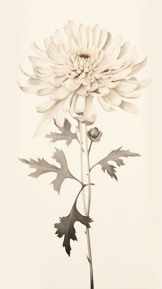 Chrysanthemum flower dahlia plant.