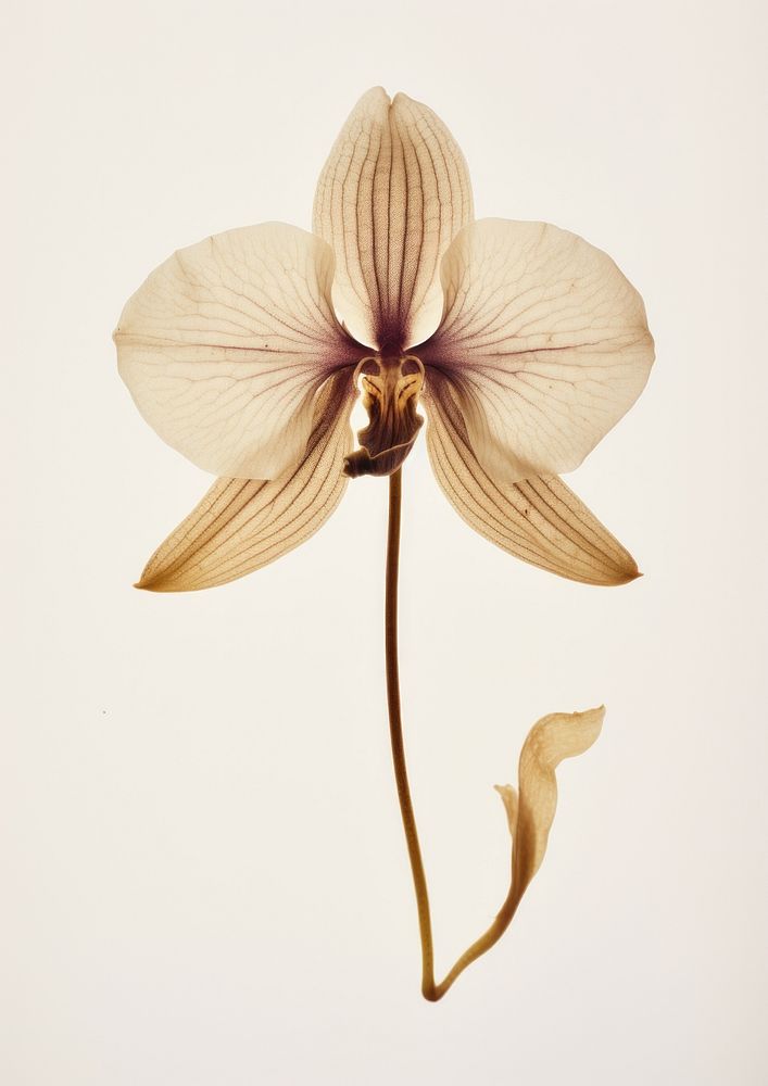 Flower orchid petal plant.