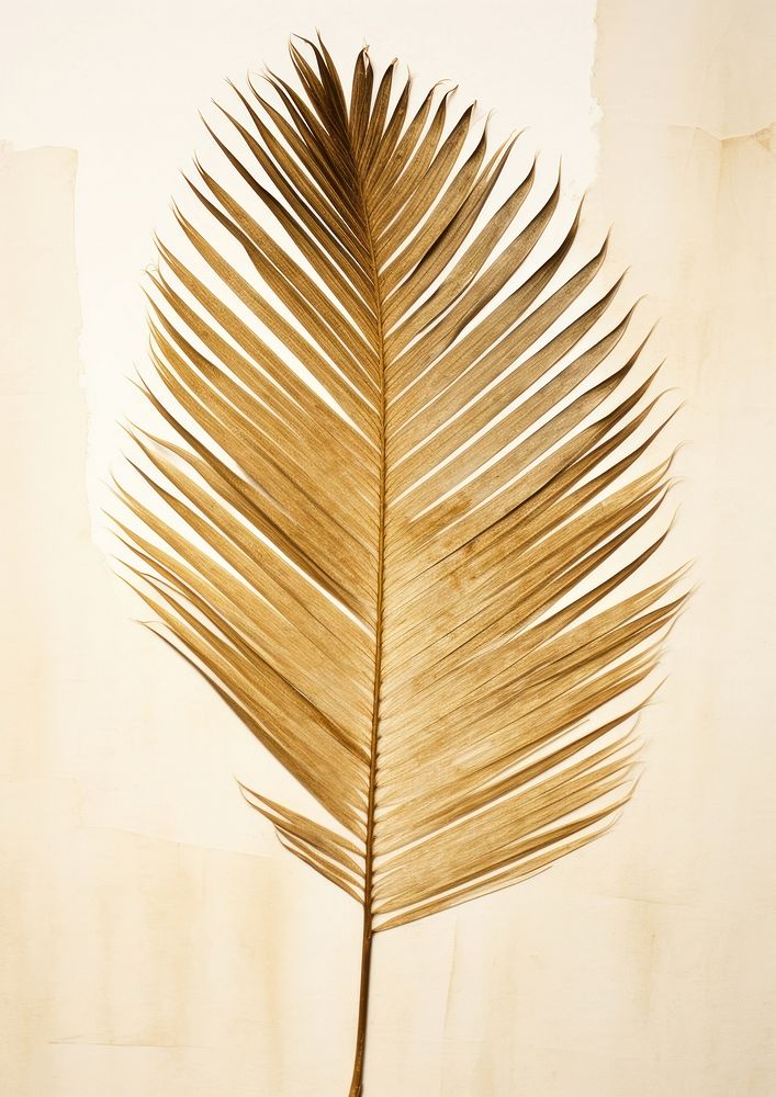 Real Pressed a palm leaf textured plant creativity.