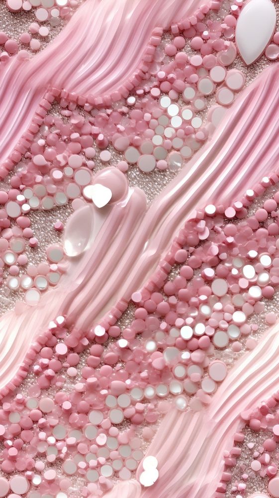 Stripes pattern petal pink confectionery.