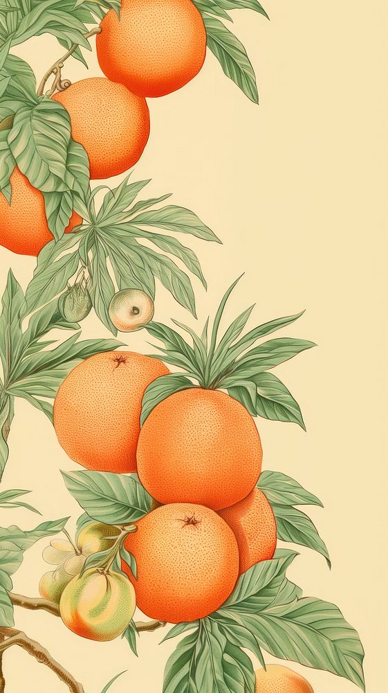 Wallpaper on fruit backgrounds grapefruit plant.