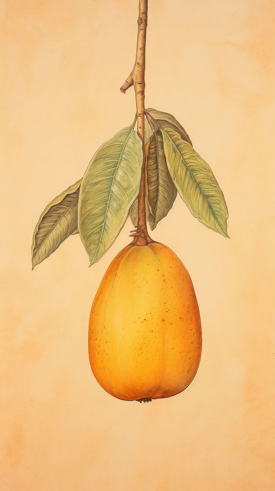 Wallpaper on fruit drawing sketch plant.