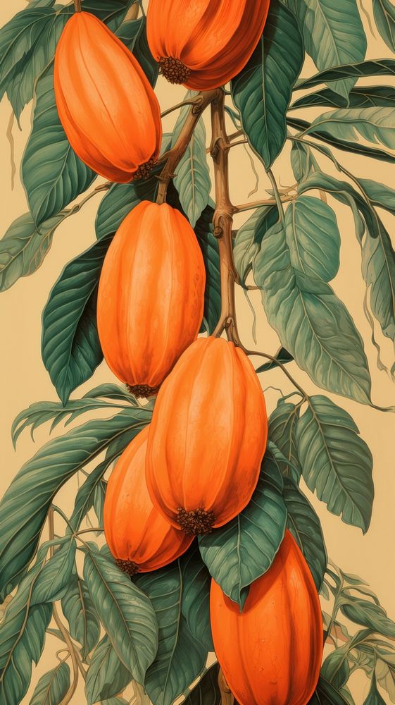Wallpaper on papaya backgrounds plant fruit.