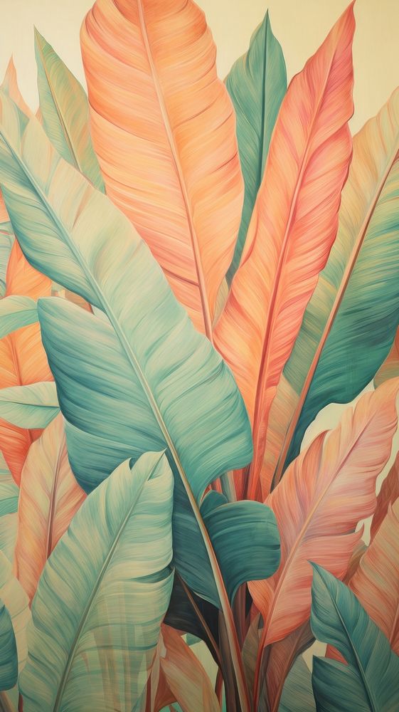 Wallpaper leaf backgrounds painting plant.