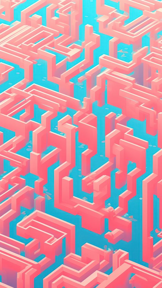 Wallpaper maze pattern backgrounds technology.