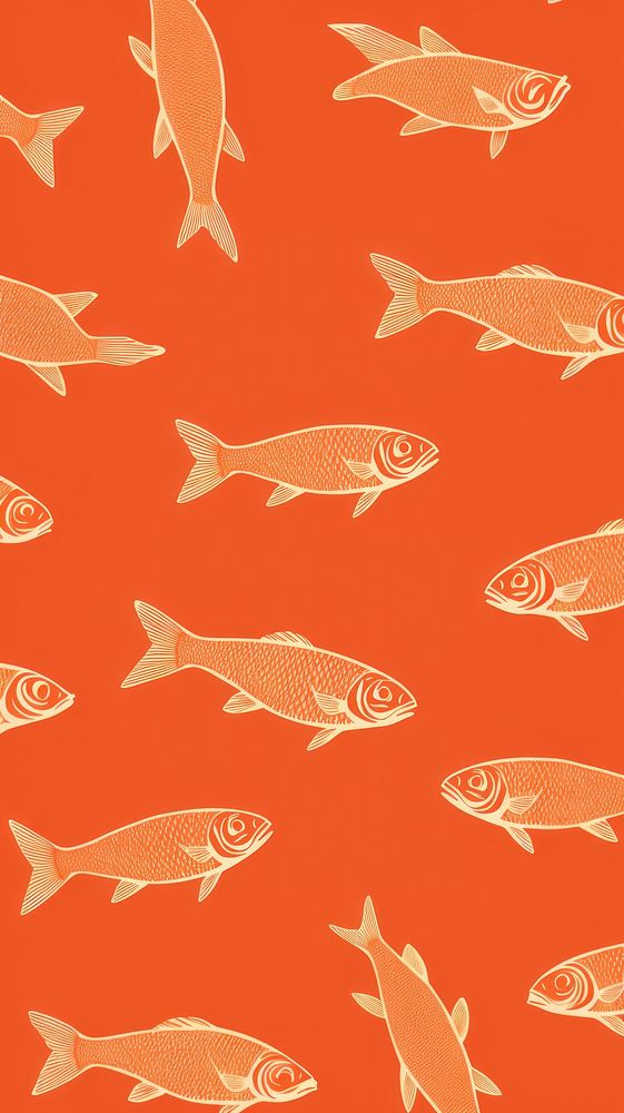 Wallpaper fish backgrounds animal repetition.