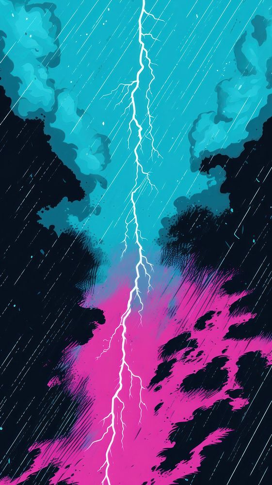 Wallpaper lightning thunderstorm outdoors nature.