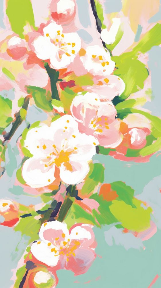 Chinese plum blossom painting backgrounds abstract.