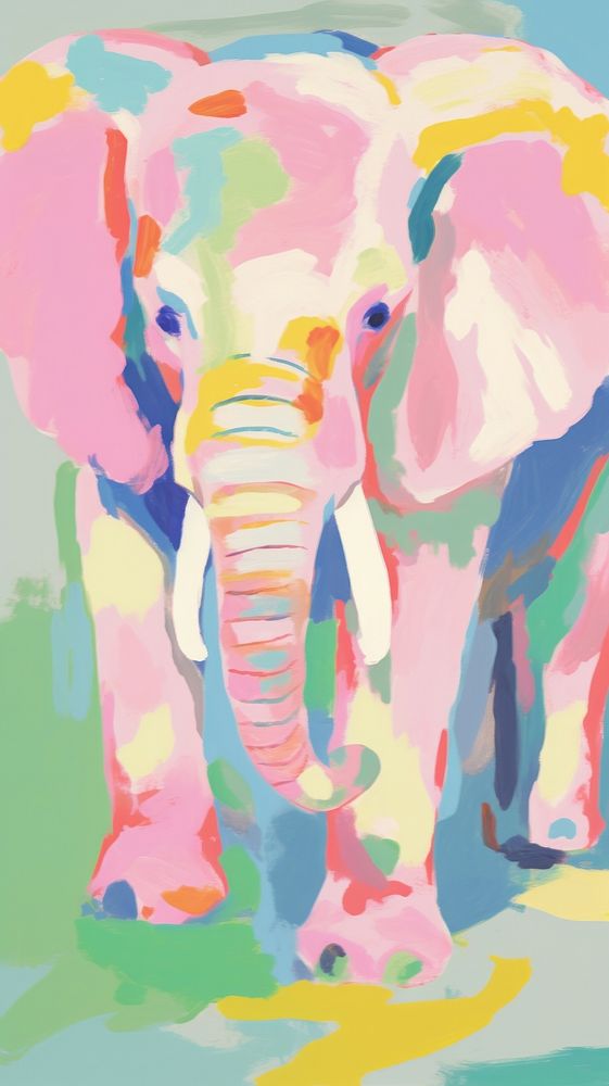 Elephant art backgrounds wildlife.