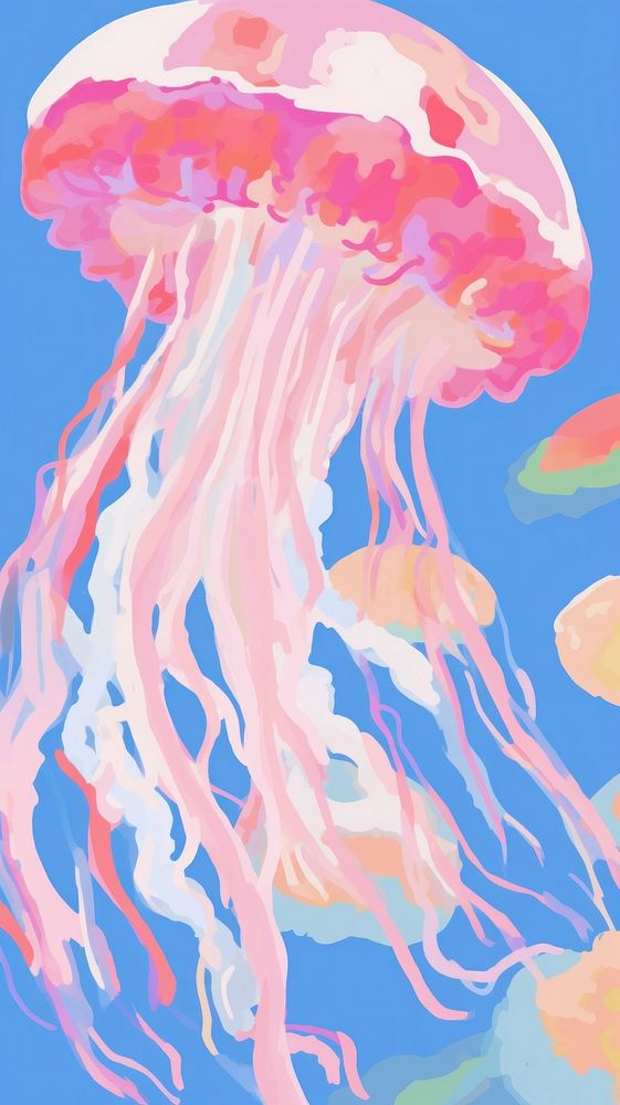 Jellyfish cartoon invertebrate transparent.