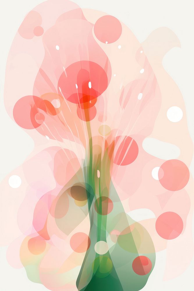 Flower abstract drawing petal.