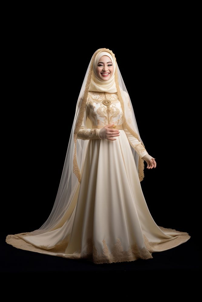 Brunei bride wedding dress fashion.