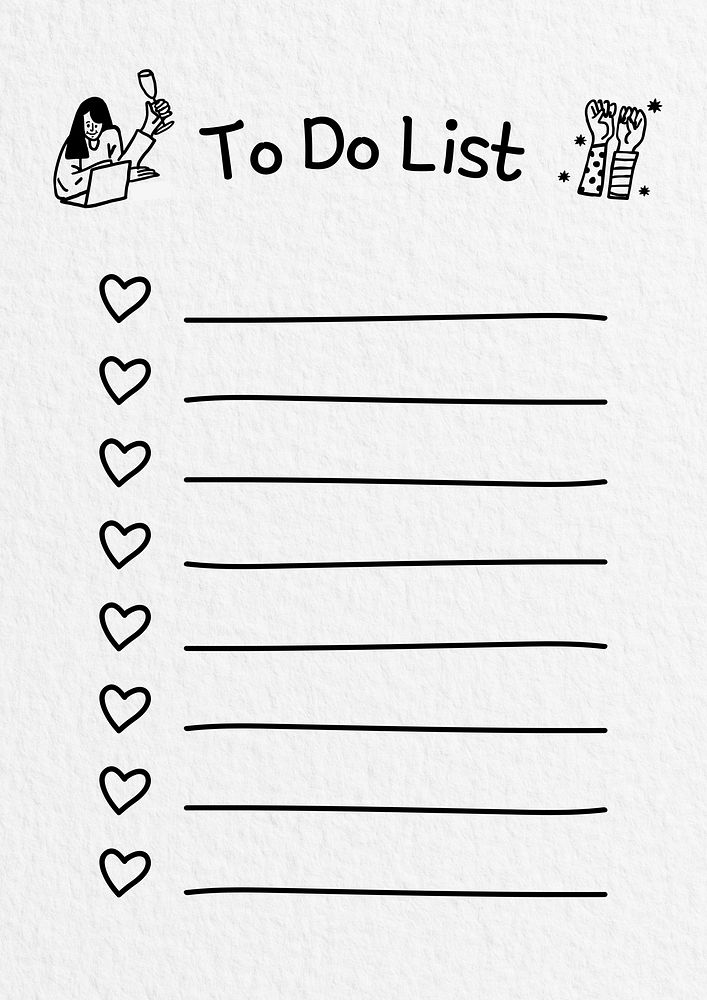 Do List Planner Template Design Free Photo Rawpixel