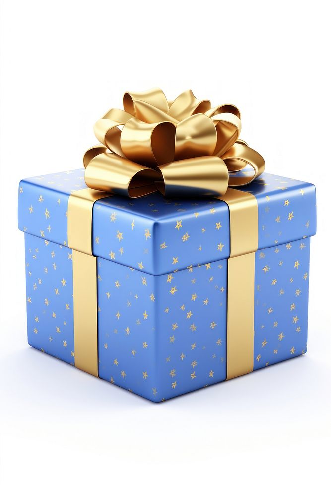 A Gift box gift white background celebration.